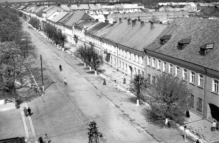 Ulica Kociuszki. Koniec lat 50-tych.