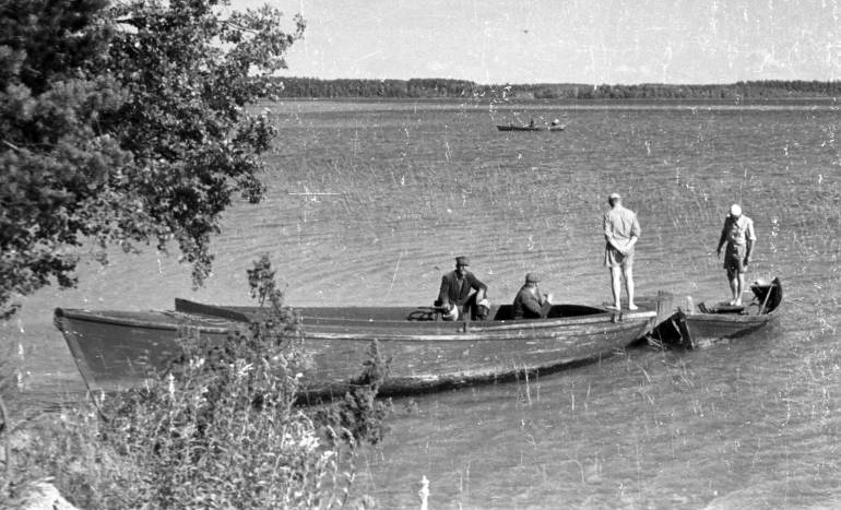 Jezioro Wigry, 1950 r. Pow ryb.