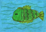 "Zielona rybka" - Grze Roniata lat 9 Zesp Ksztacenia Specjalnego Gorzw